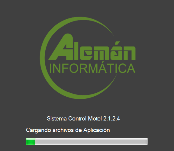 Sistema Control Motel - Interfaz oscura estilo verde