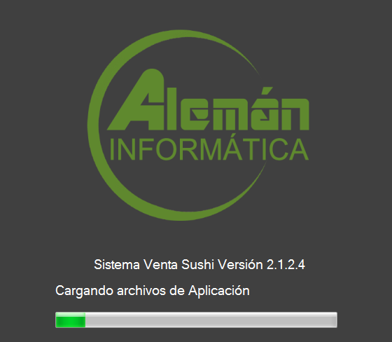Sistema Sushi - Interfaz oscura estilo verde